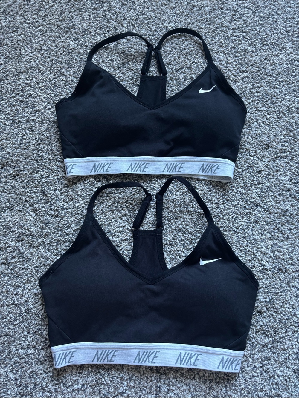 Nike Soft Indy Sport Bras Sz S Lot of 2